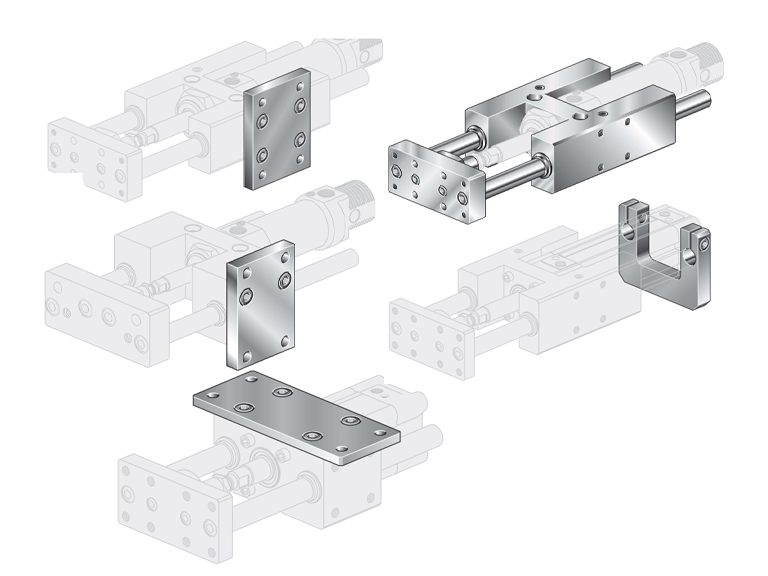 Fixing Accessories For Linear Control Cylinders